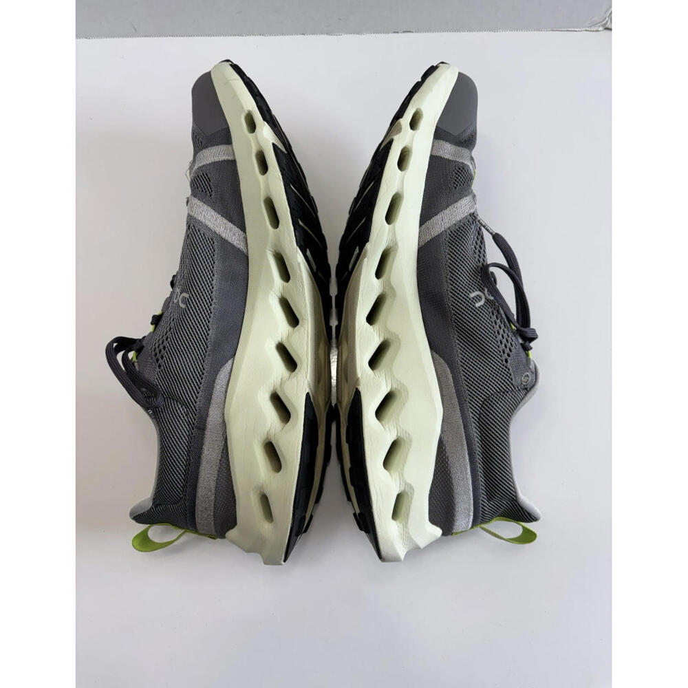 On Cloudsurfer Trail Running Sneakers Men's Size 12.5 Iron/Lima Athletic Shoes - Picture 6 of 16